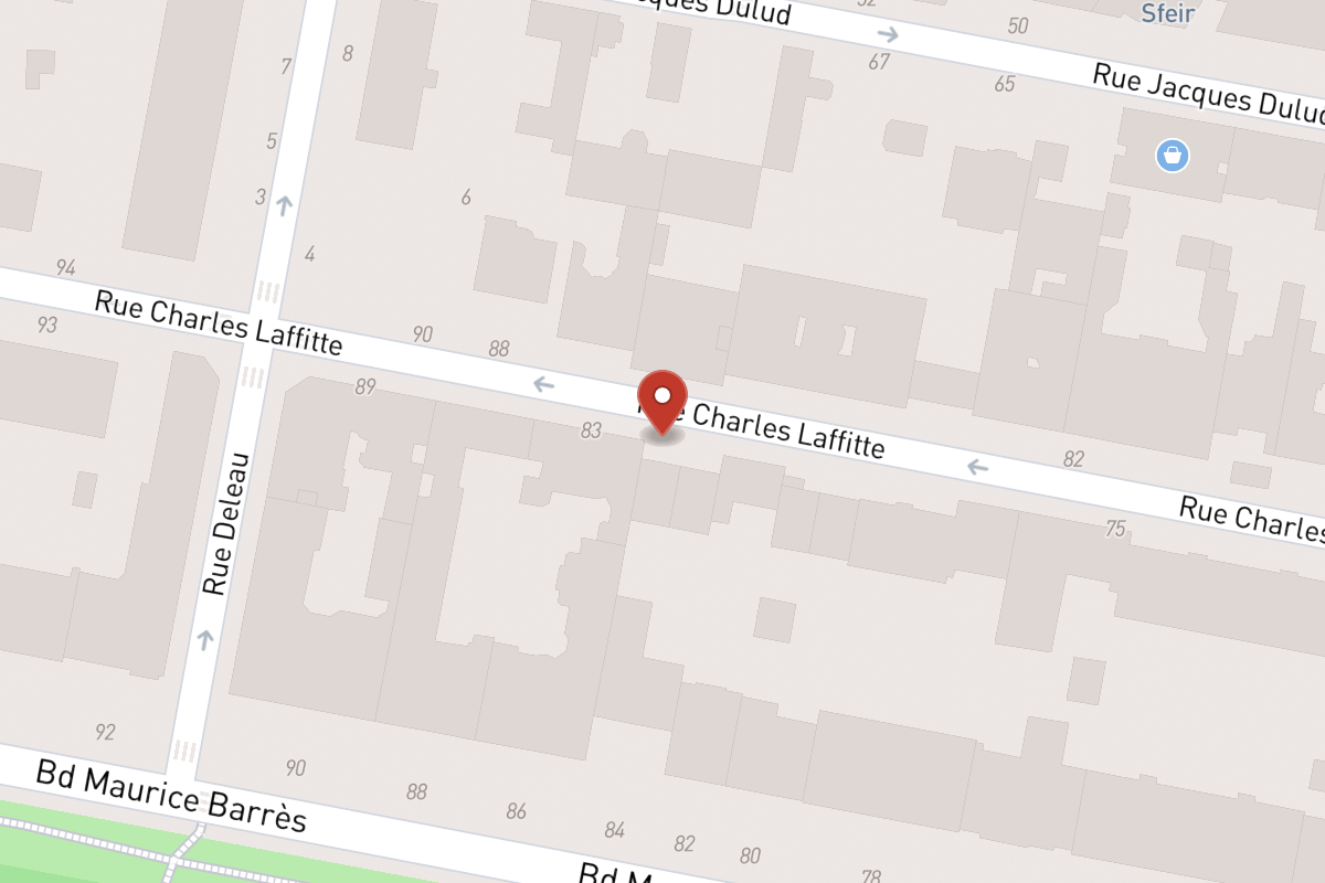 Plan de situation — 81BIS Rue Charles Laffitte