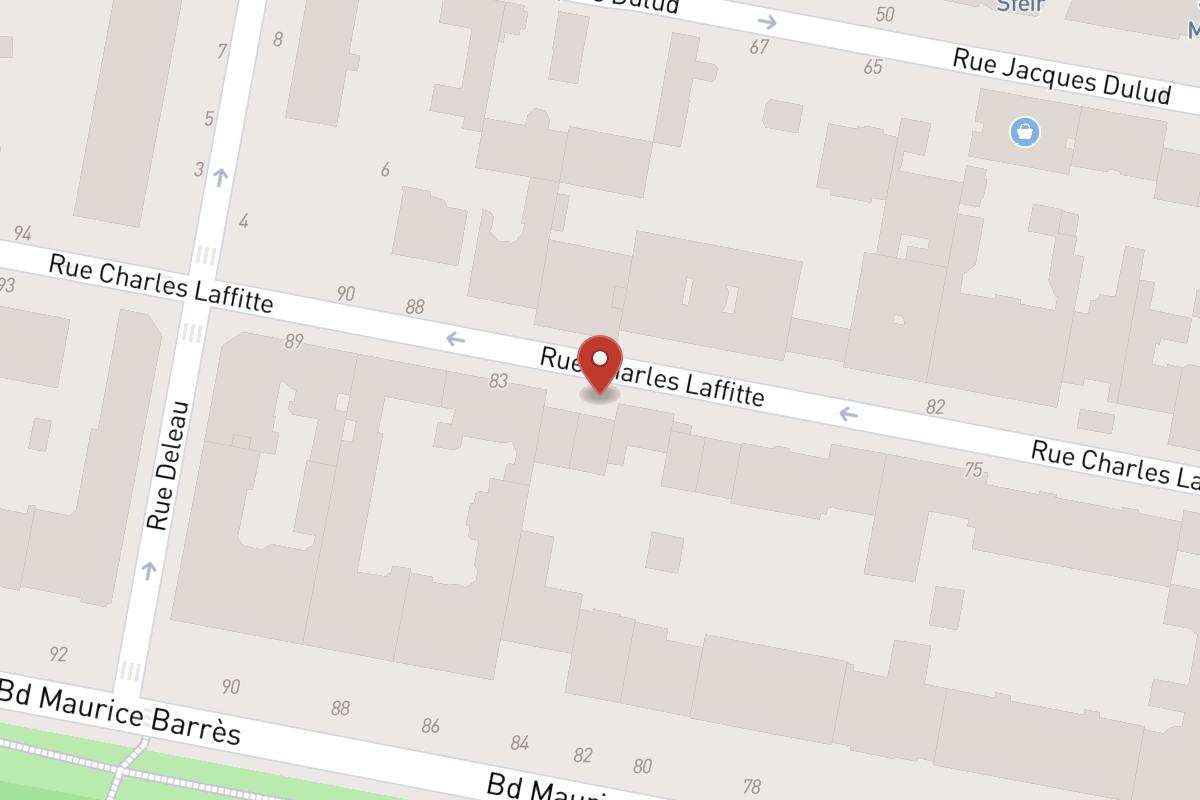 Plan de situation — 81 Rue Charles Laffitte
