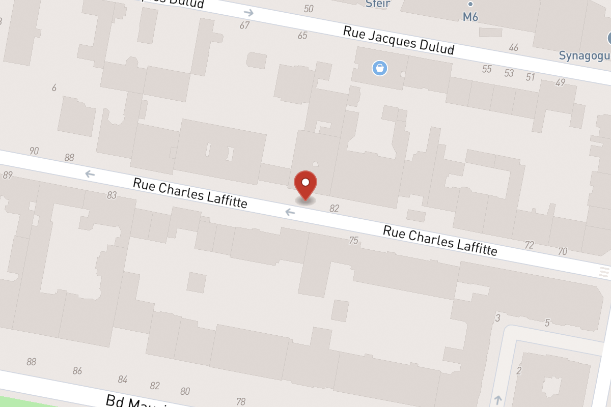 Plan de situation — 82BIS Rue Charles Laffitte