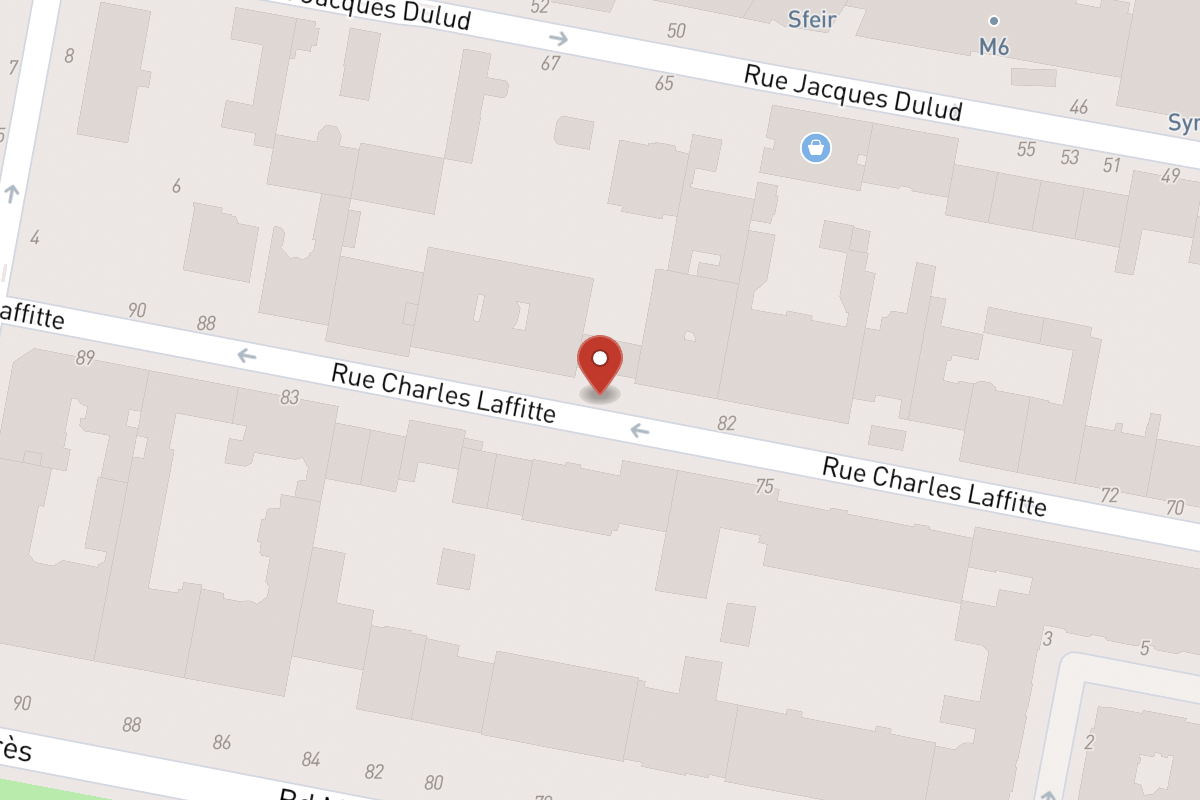 Plan de situation — 82TER Rue Charles Laffitte