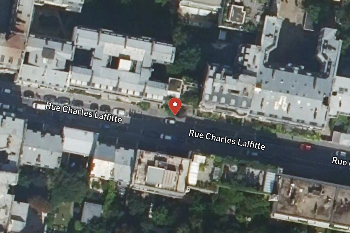 Vue satellite — 82TER Rue Charles Laffitte