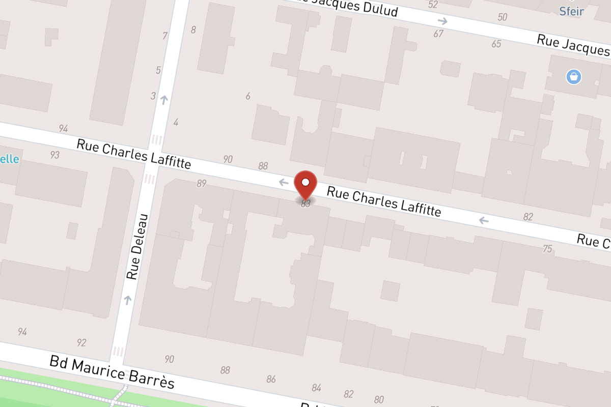 Plan de situation — 83 Rue Charles Laffitte