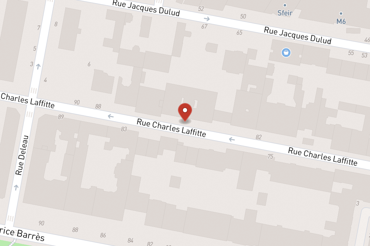 Plan de situation — 84 Rue Charles Laffitte