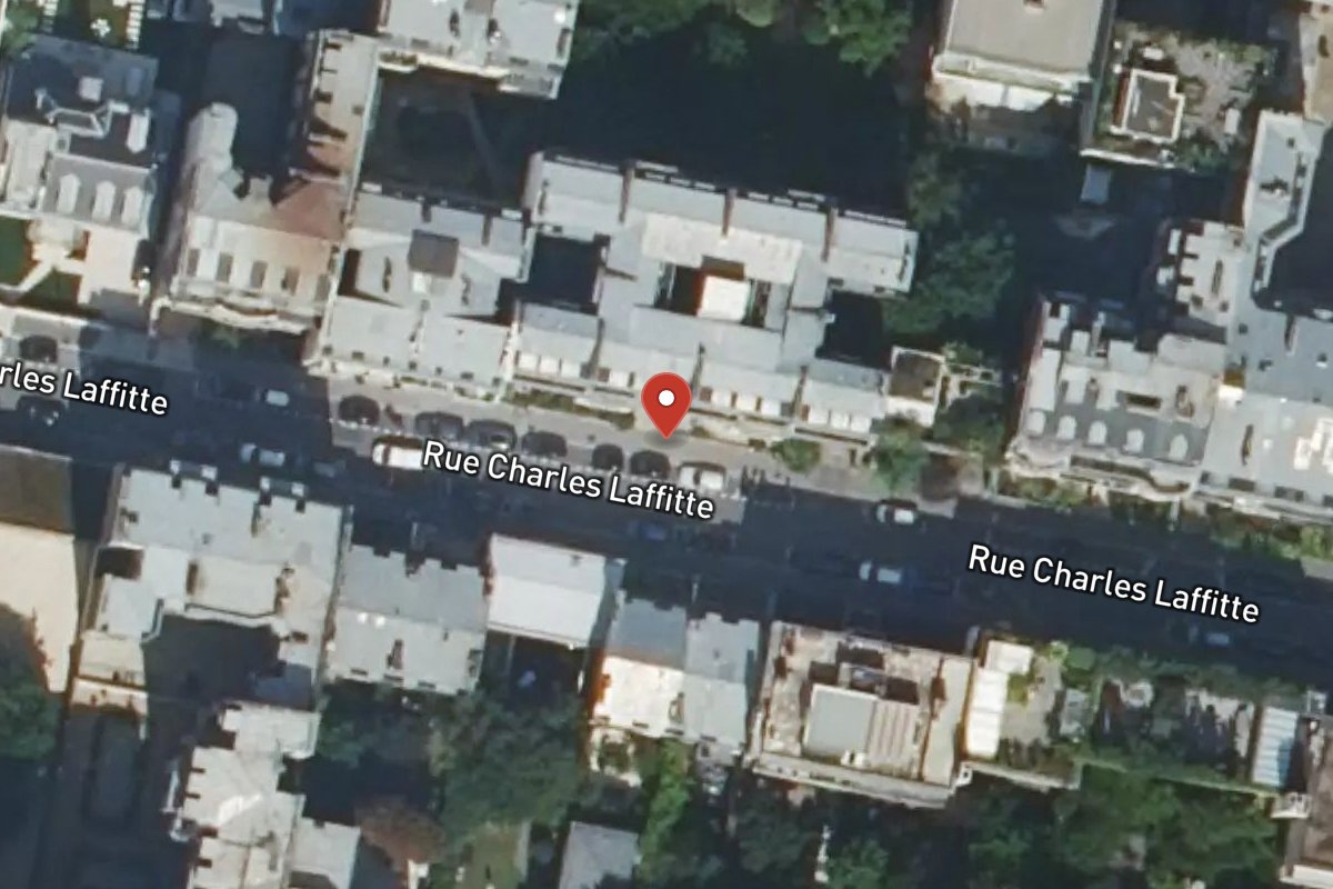 Vue satellite — 84 Rue Charles Laffitte