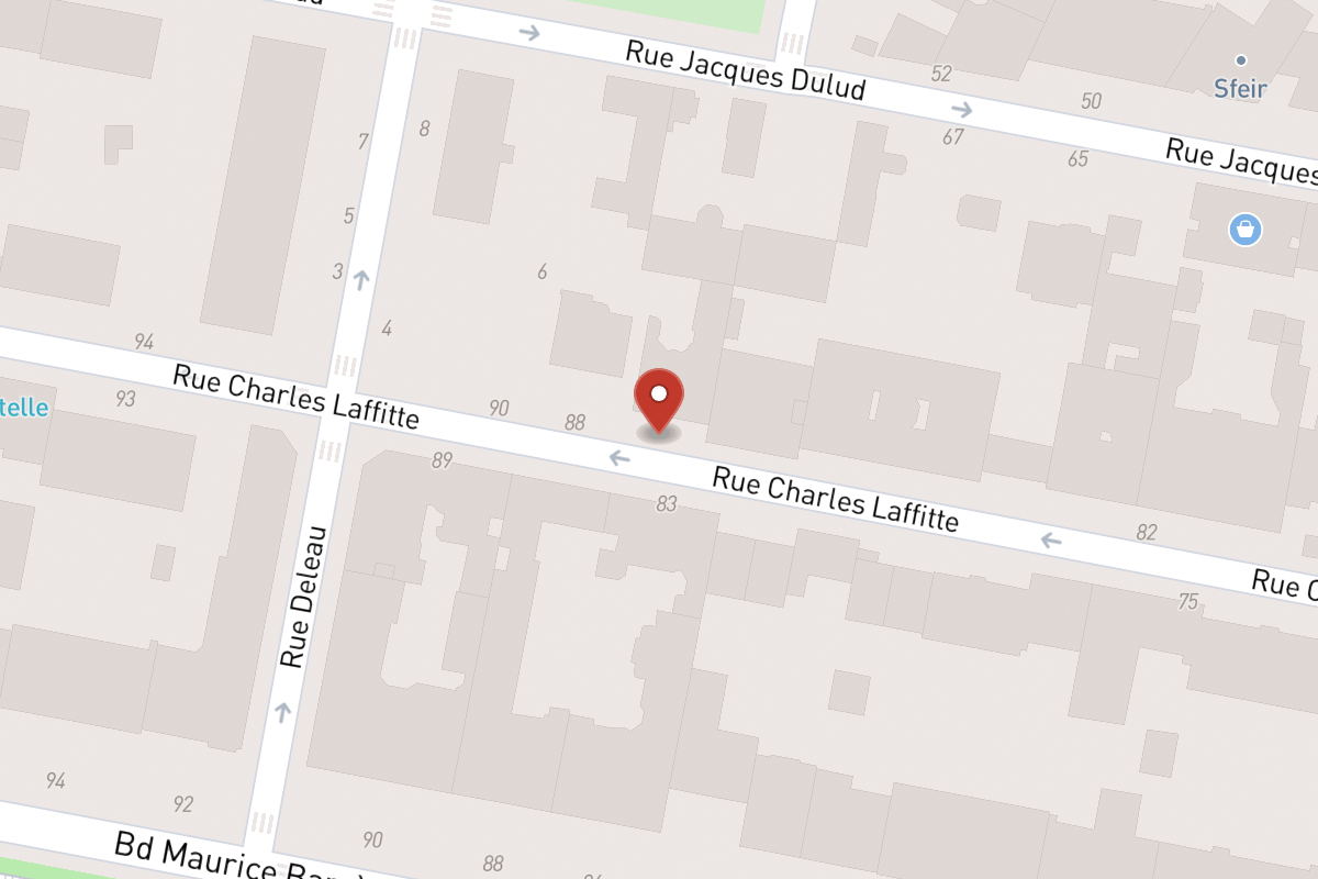 Plan de situation — 86BIS Rue Charles Laffitte