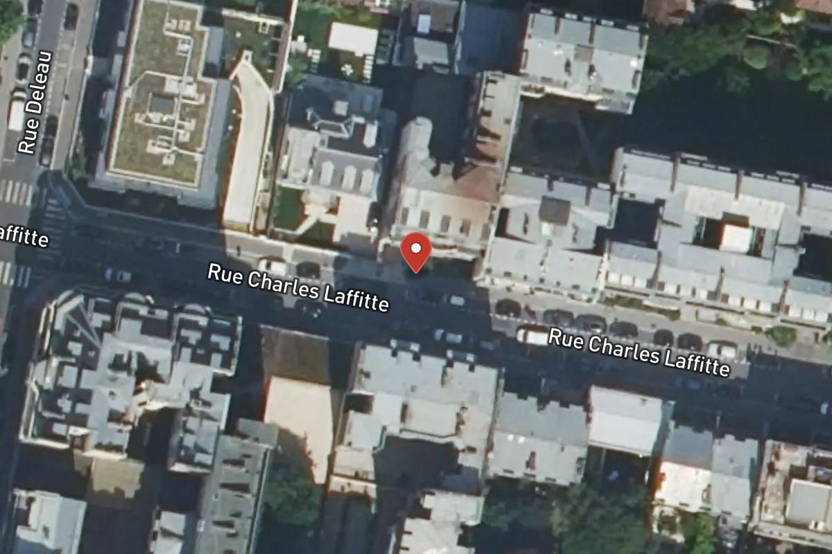 Vue satellite — 86BIS Rue Charles Laffitte