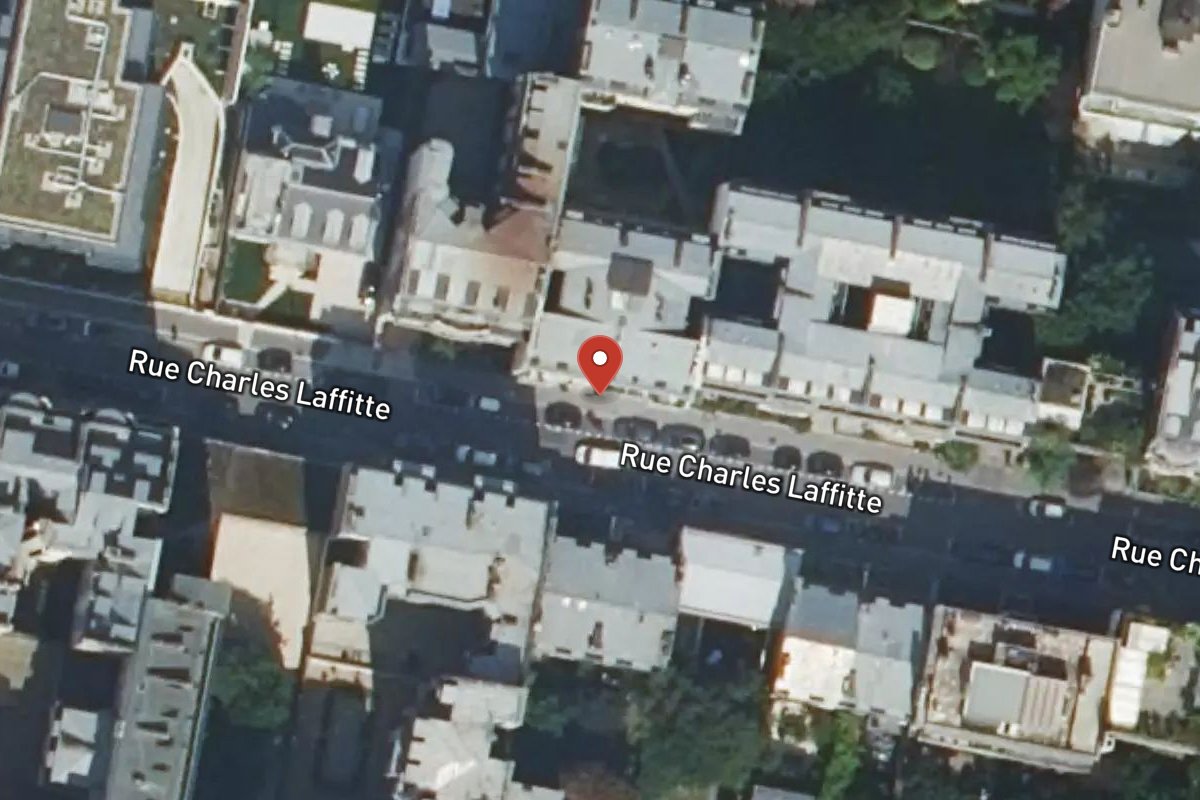 Vue satellite — 86 Rue Charles Laffitte