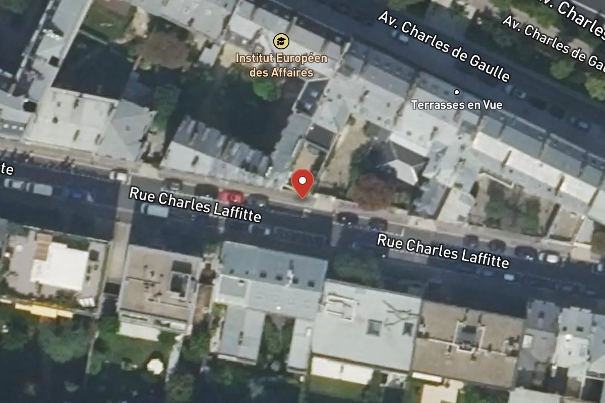 Vue satellite — 8BIS Rue Charles Laffitte