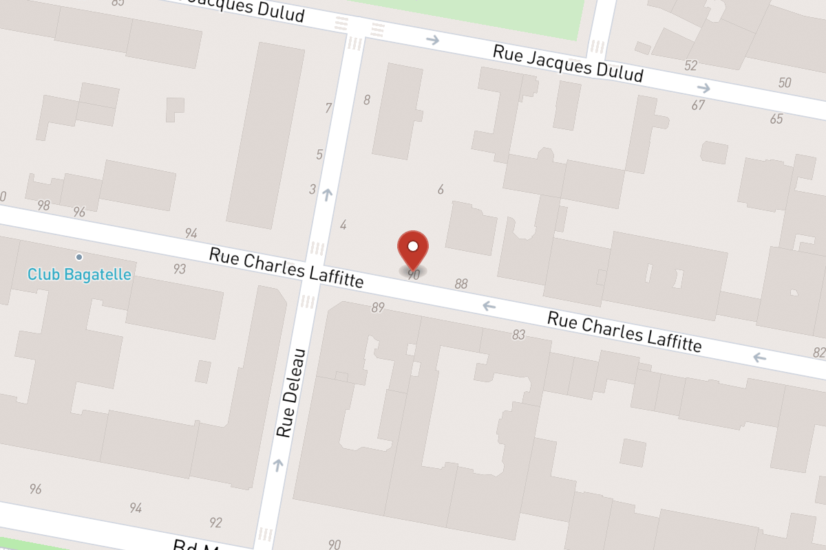Plan de situation — 90 Rue Charles Laffitte