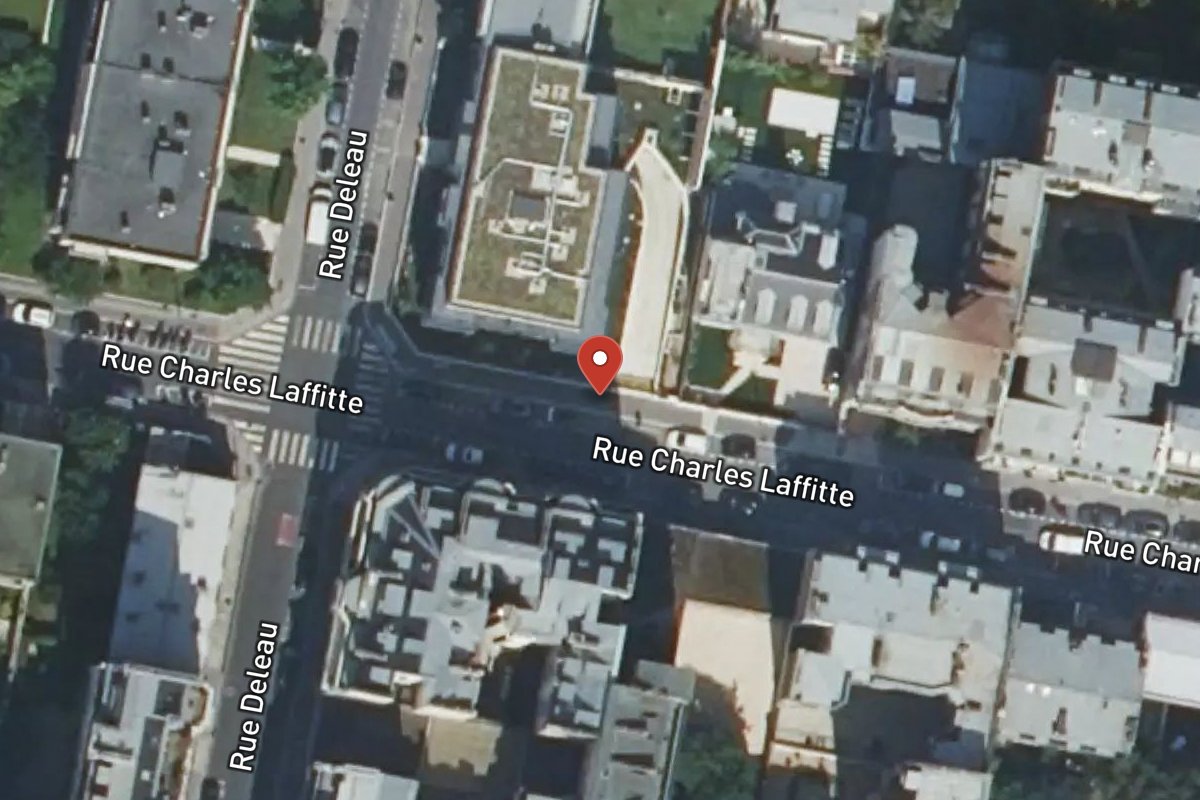 Vue satellite — 90 Rue Charles Laffitte