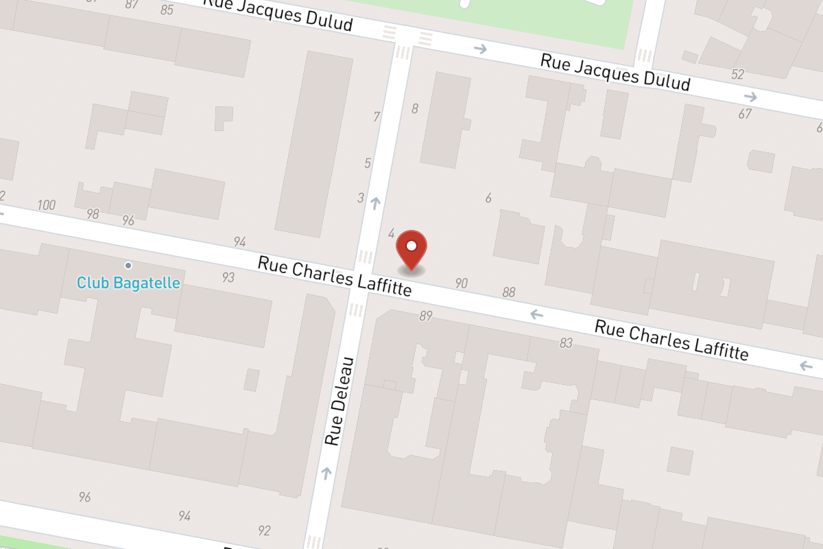 Plan de situation — 92 Rue Charles Laffitte