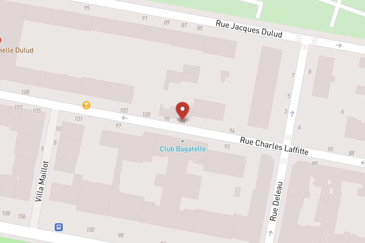 Plan de situation — 96 Rue Charles Laffitte
