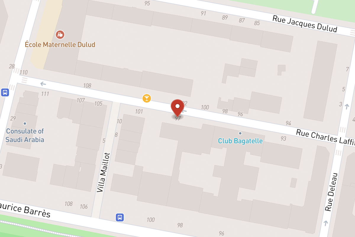 Plan de situation — 97 Rue Charles Laffitte