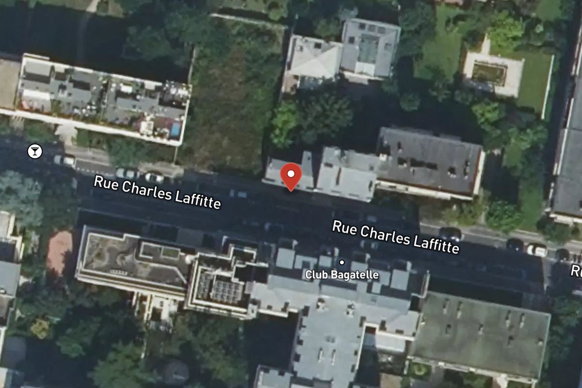 Vue satellite — 98 Rue Charles Laffitte