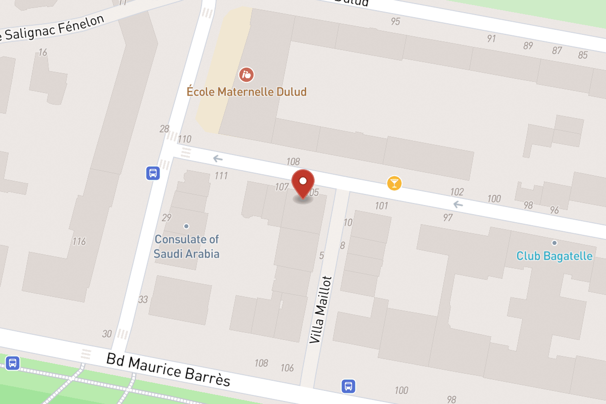 Plan de situation — 99 Rue Charles Laffitte