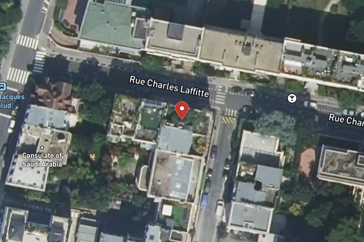 Vue satellite — 99 Rue Charles Laffitte
