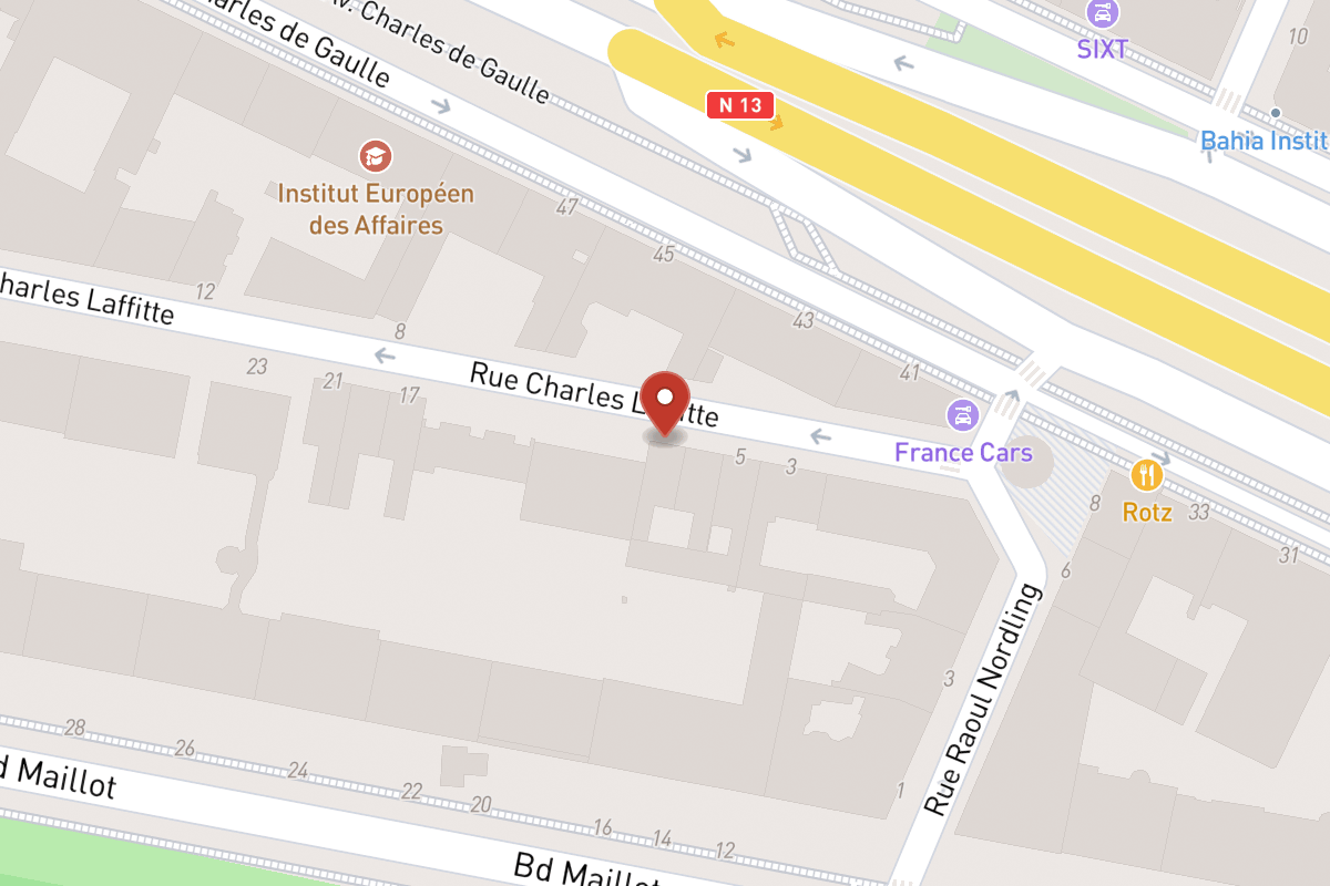 Plan de situation — 9 Rue Charles Laffitte