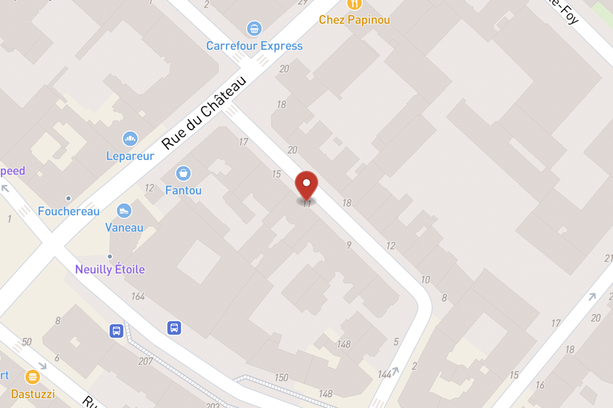 Plan de situation — 11 Rue Chartran