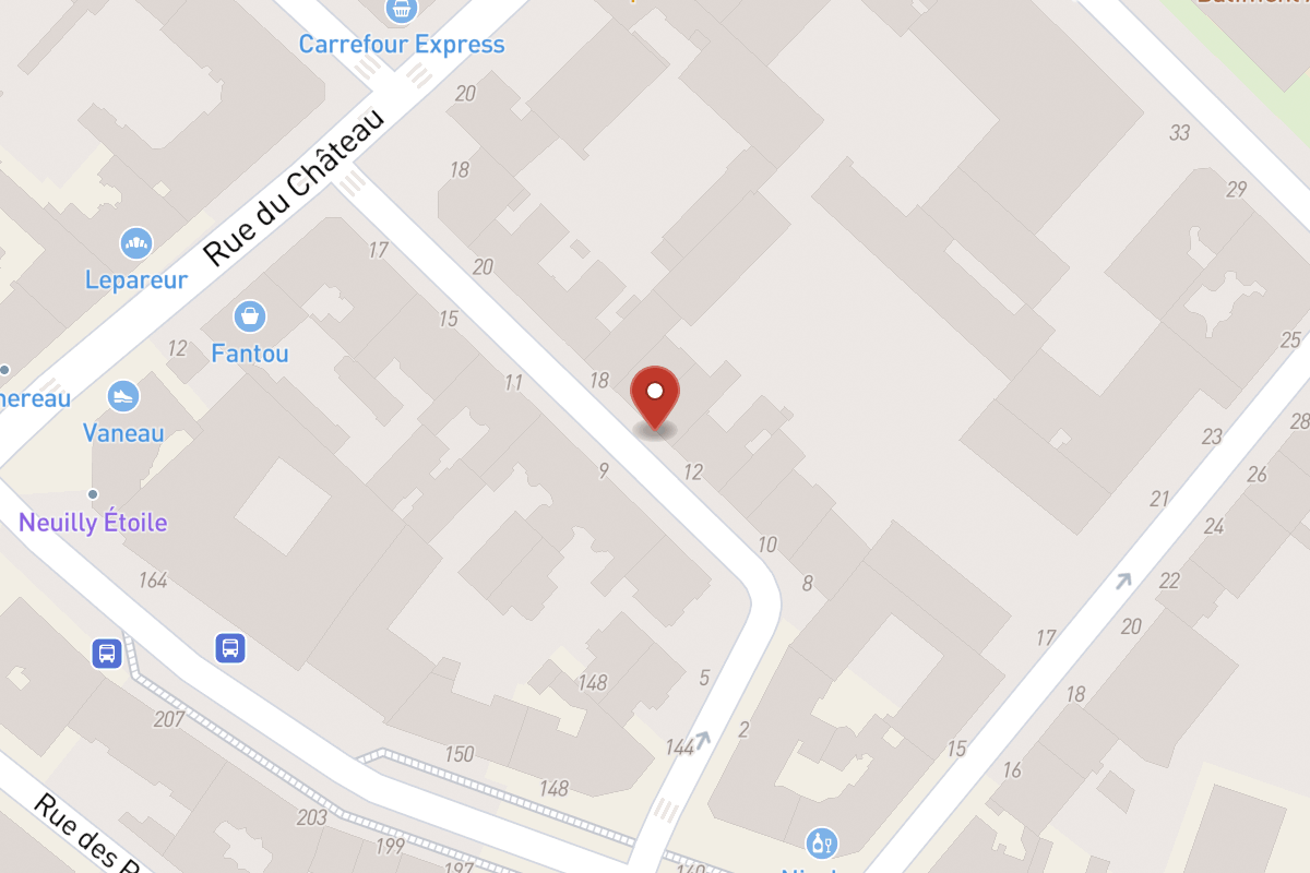 Plan de situation — 14 Rue Chartran