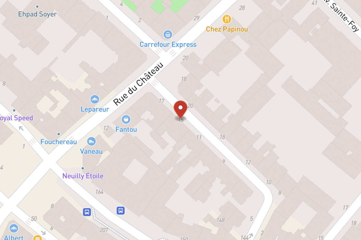 Plan de situation — 15 Rue Chartran