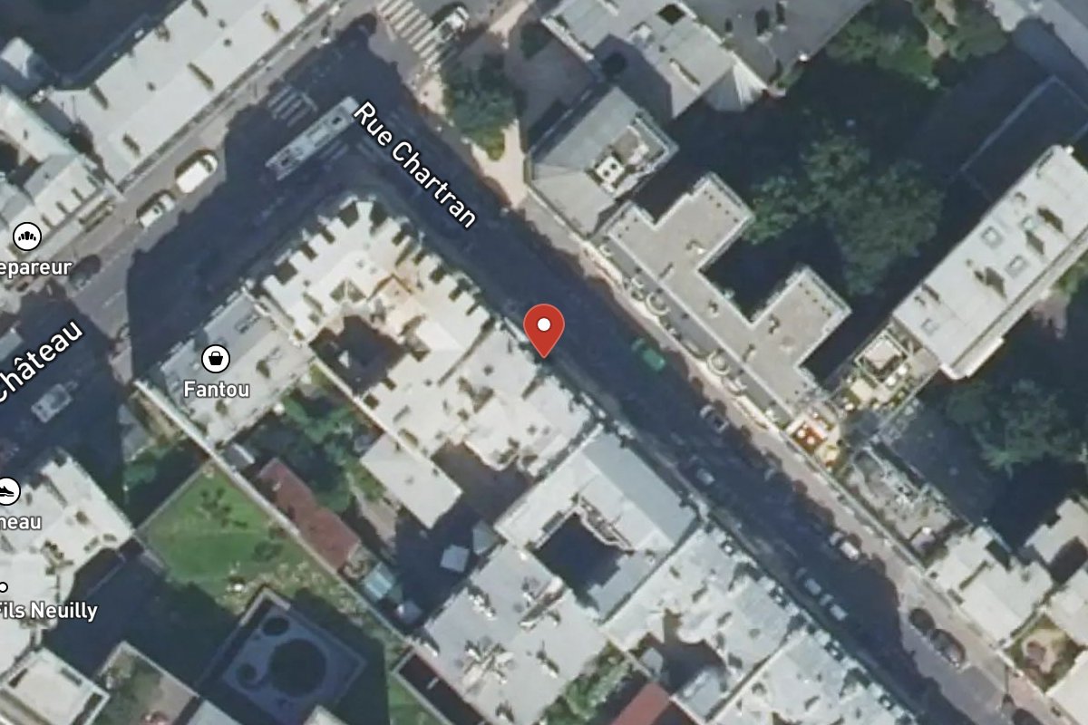 Vue satellite — 15 Rue Chartran