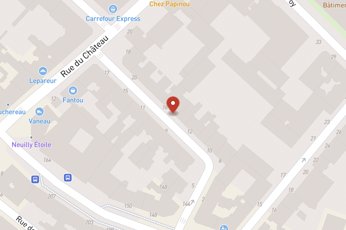 Plan de situation — 16 Rue Chartran