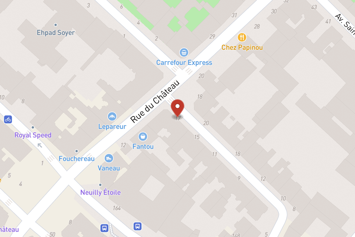 Plan de situation — 17 Rue Chartran