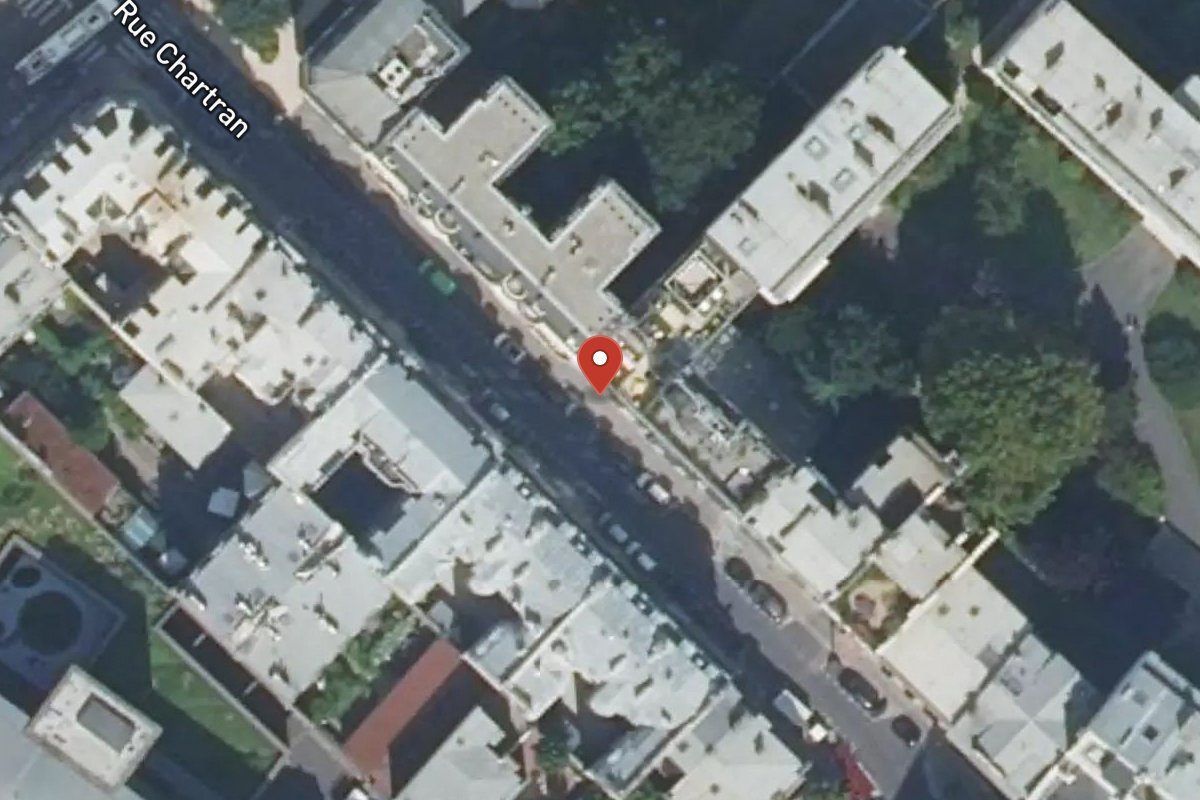 Vue satellite — 18 Rue Chartran