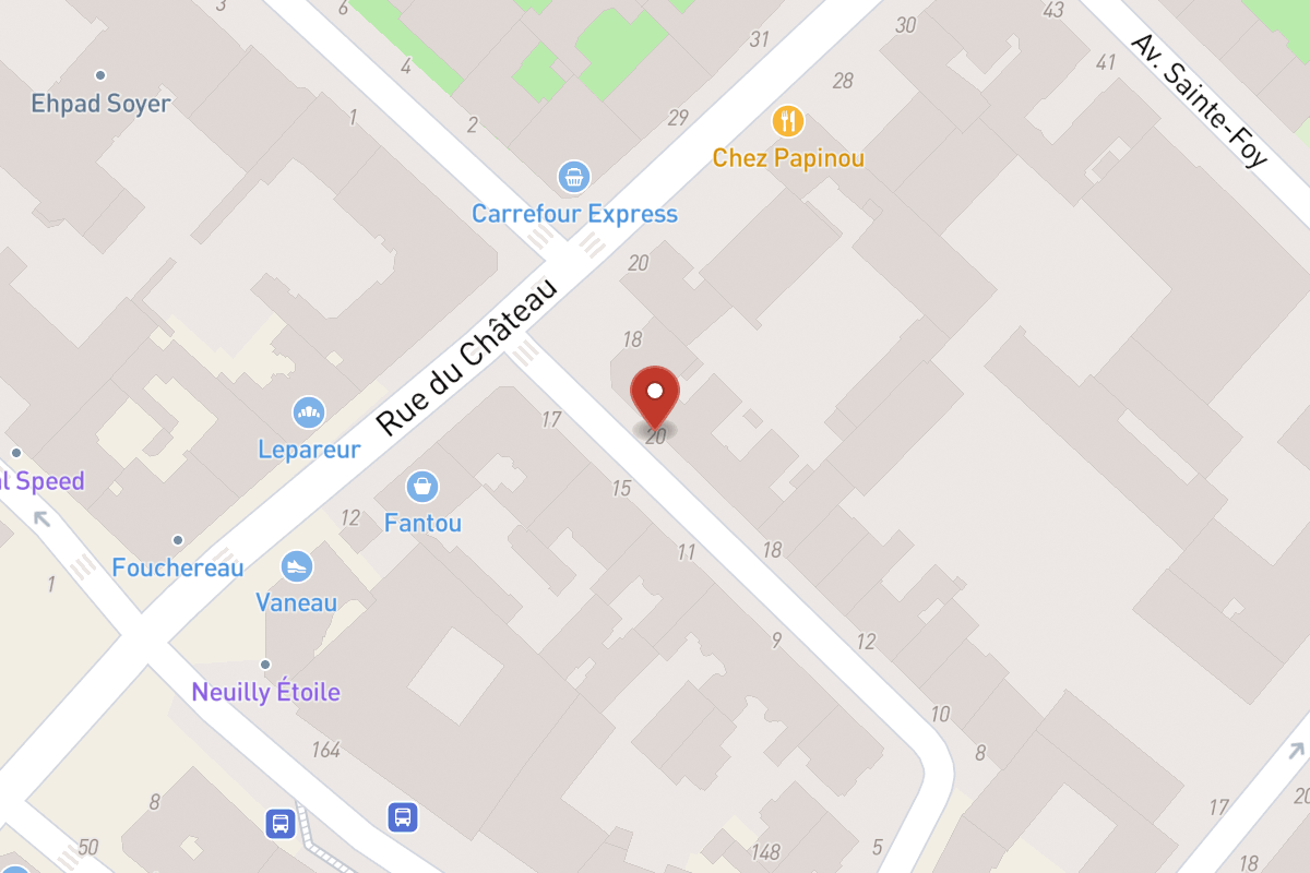 Plan de situation — 20 Rue Chartran