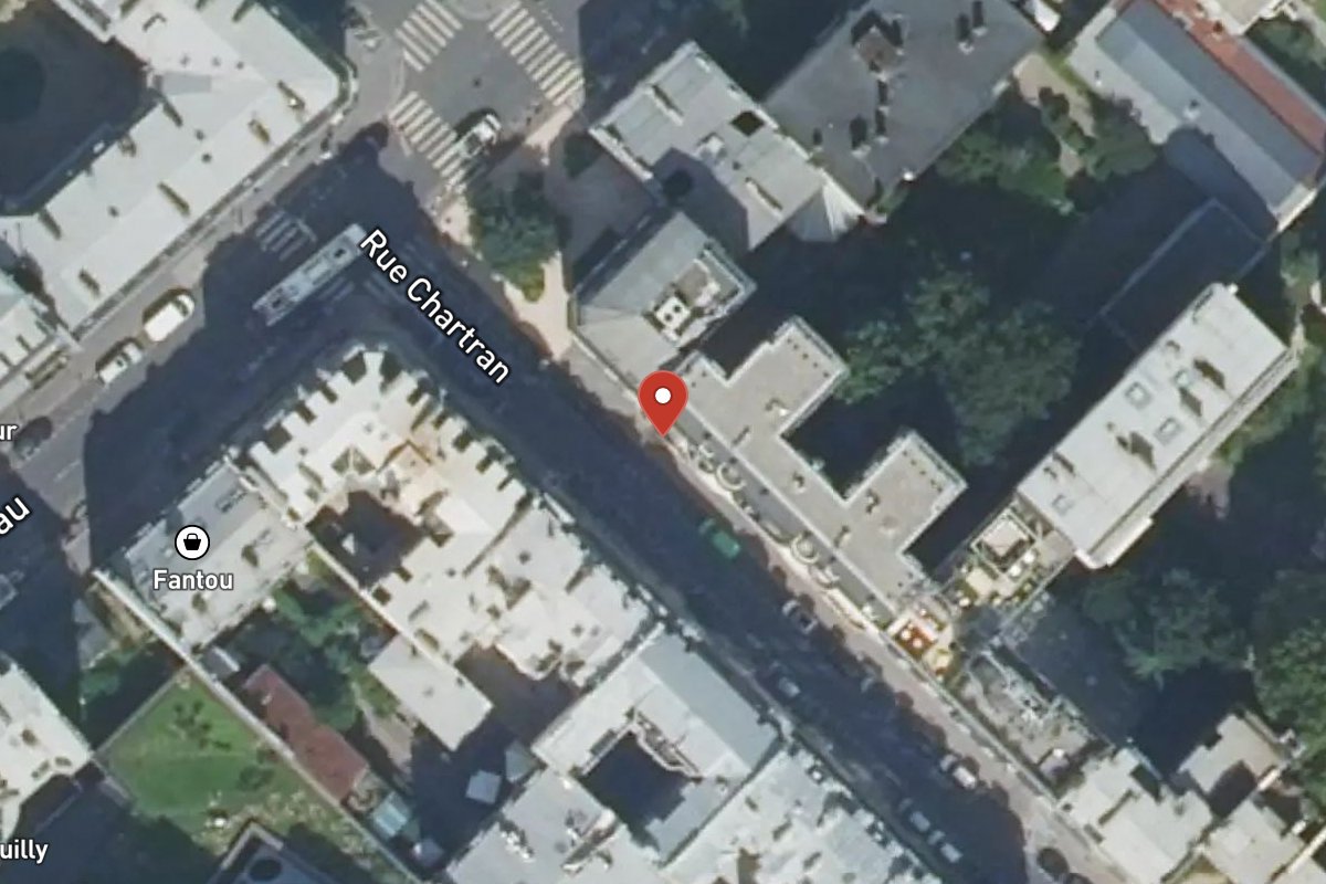 Vue satellite — 20 Rue Chartran