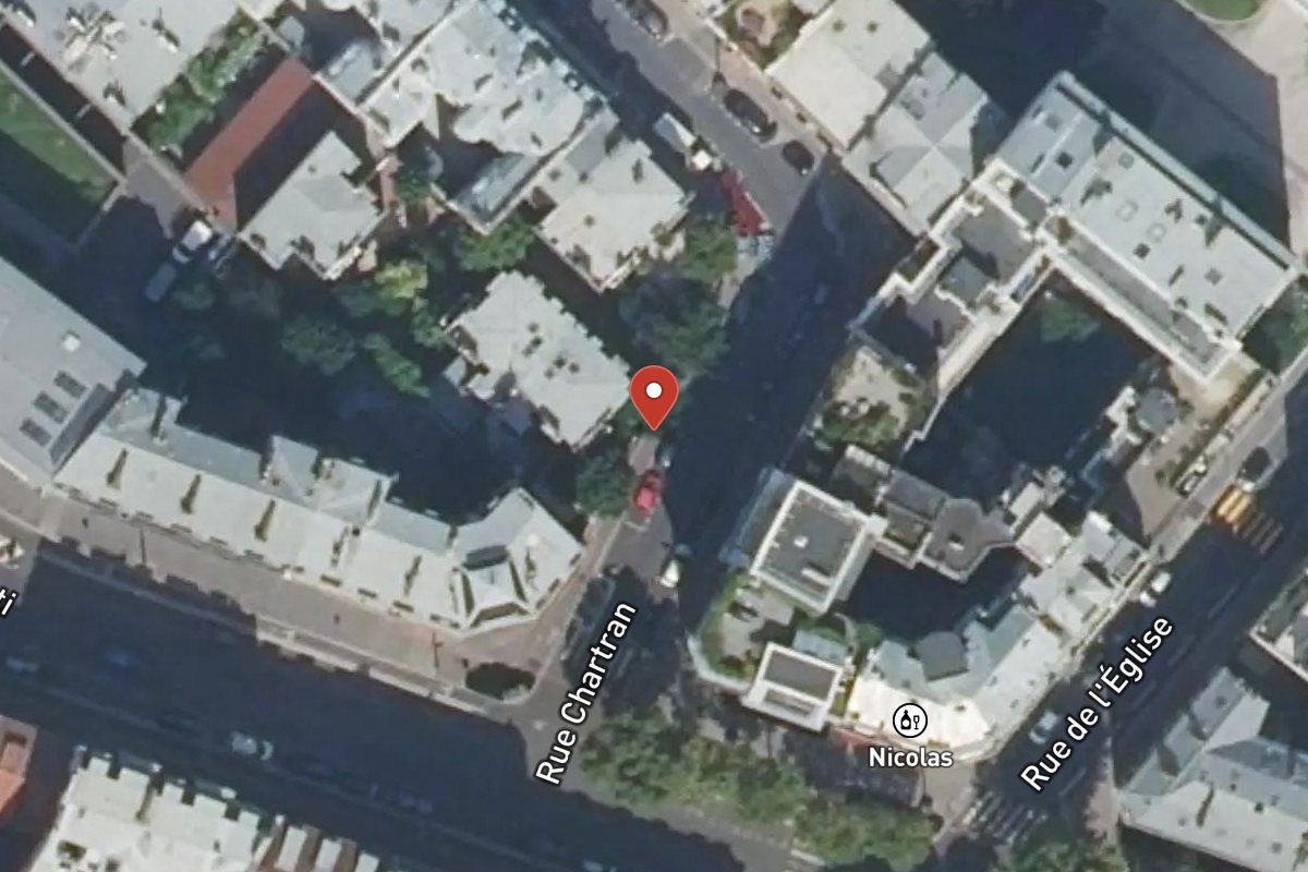 Vue satellite — 3BIS Rue Chartran