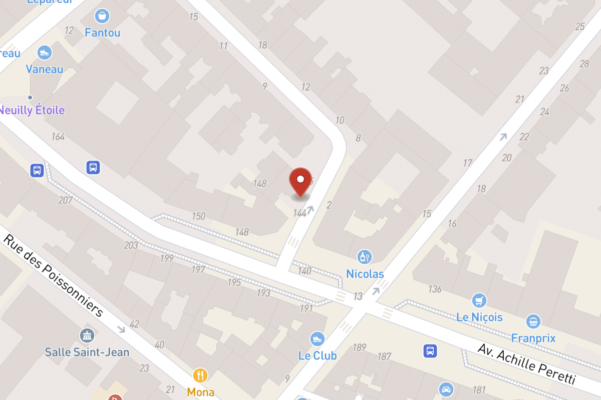 Plan de situation — 3 Rue Chartran
