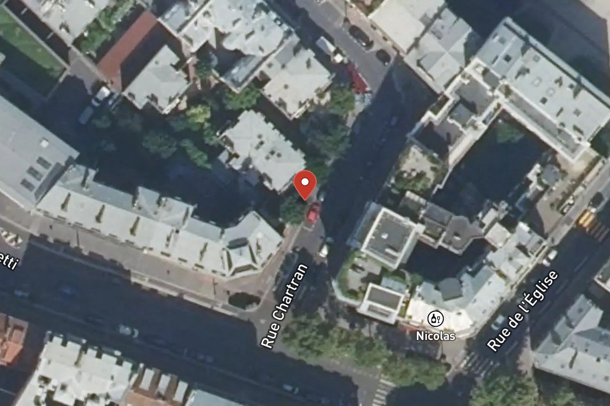 Vue satellite — 3 Rue Chartran