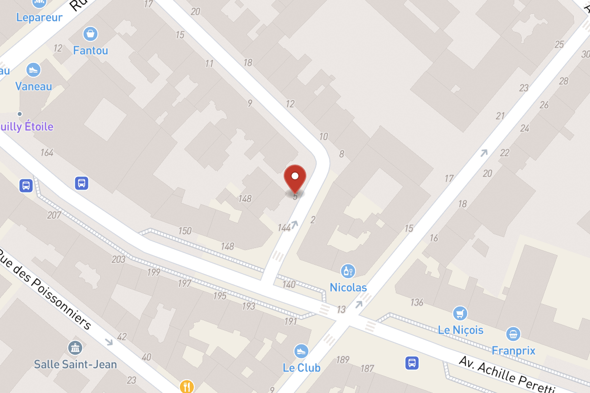 Plan de situation — 5 Rue Chartran