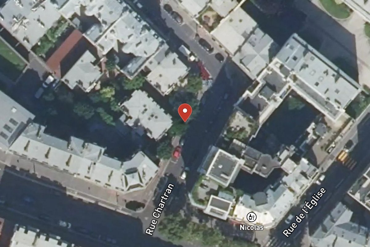 Vue satellite — 5 Rue Chartran