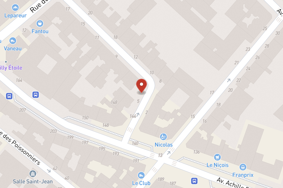 Plan de situation — 7 Rue Chartran