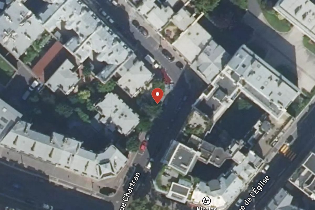 Vue satellite — 7 Rue Chartran