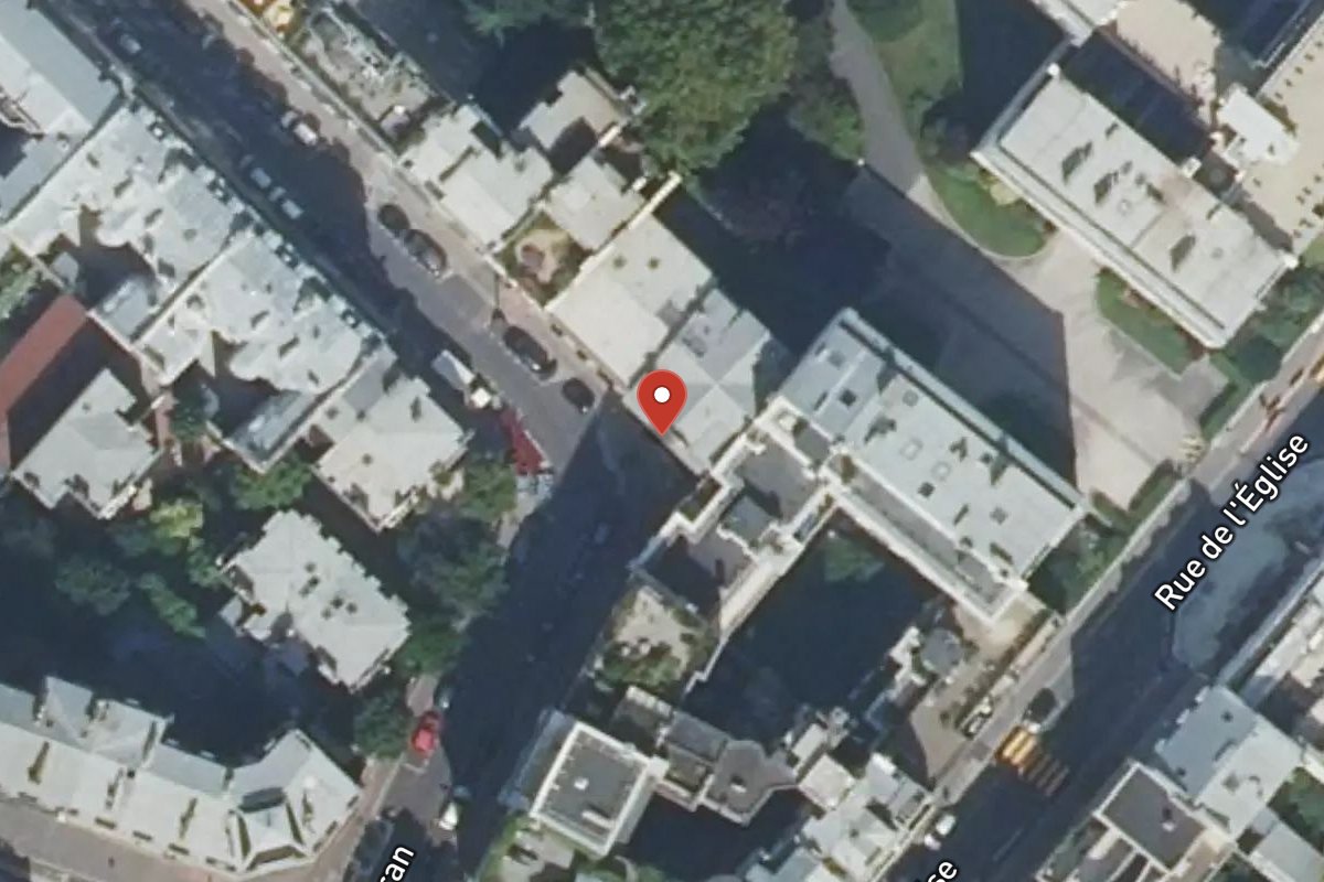 Vue satellite — 8 Rue Chartran