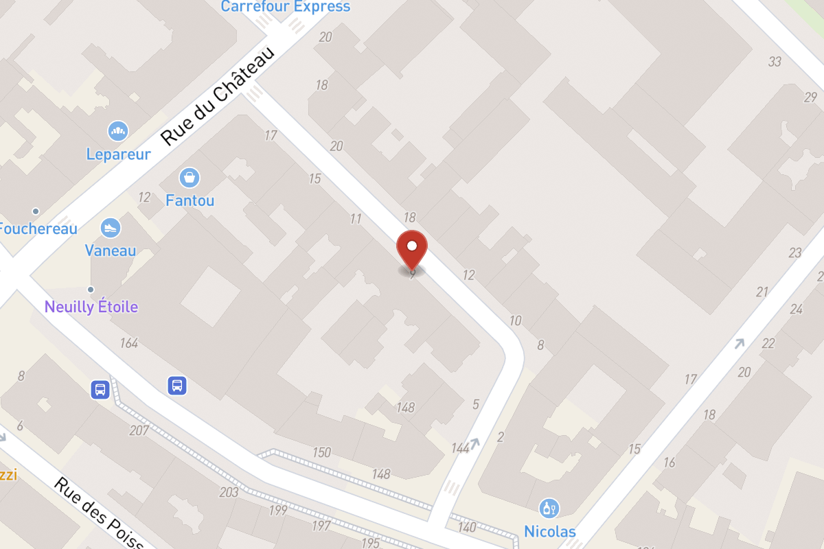 Plan de situation — 9 Rue Chartran