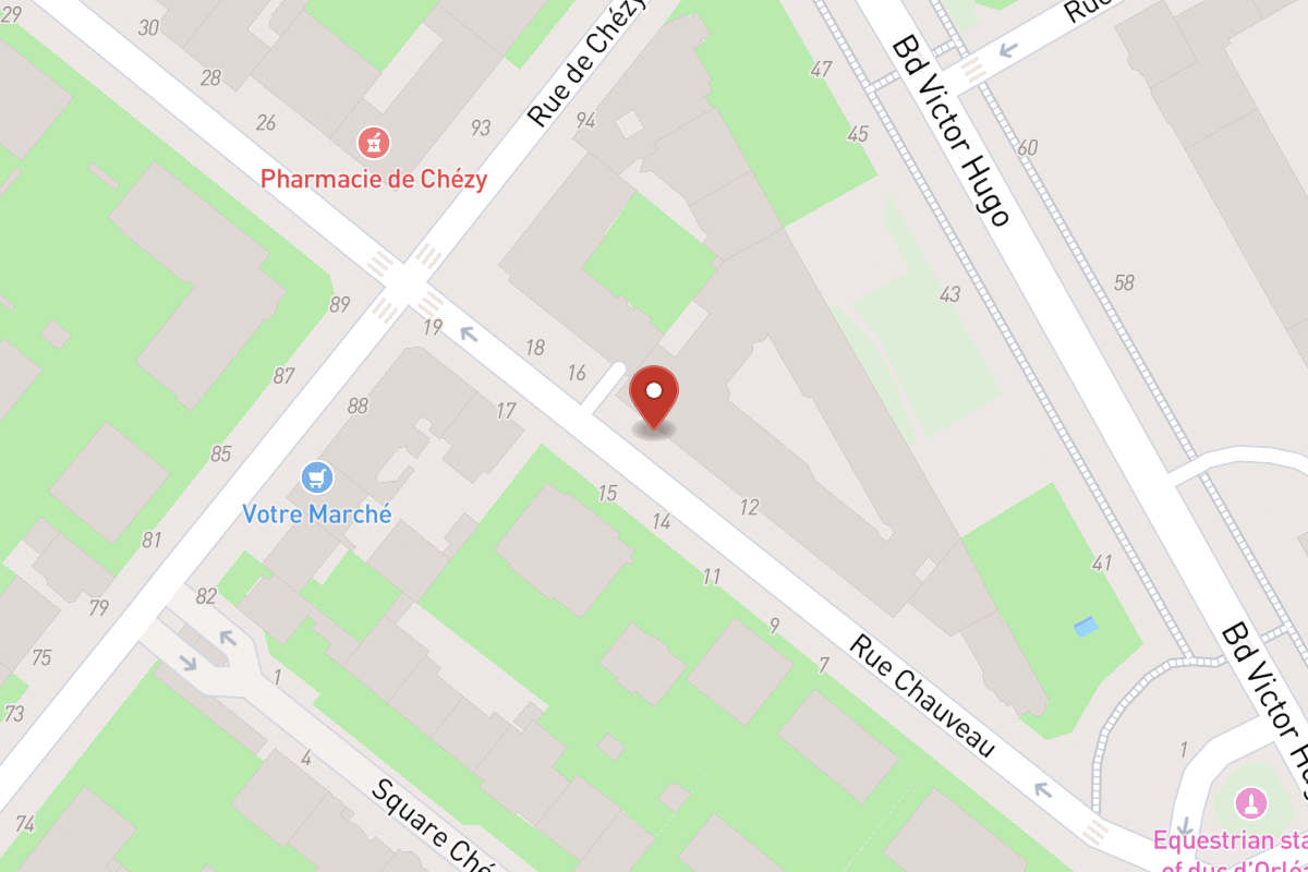 Plan de situation — 14 Rue Chauveau