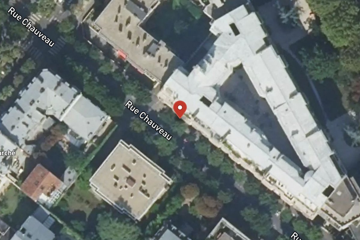 Vue satellite — 14 Rue Chauveau