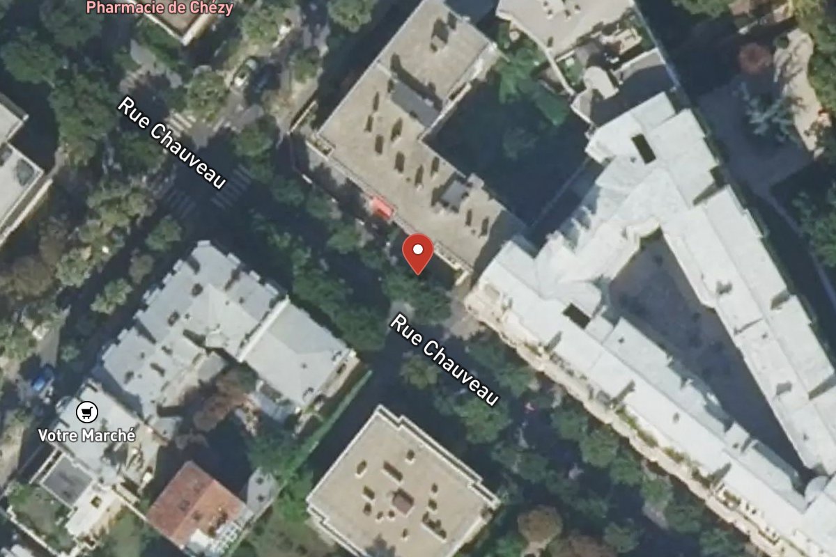 Vue satellite — 16 Rue Chauveau