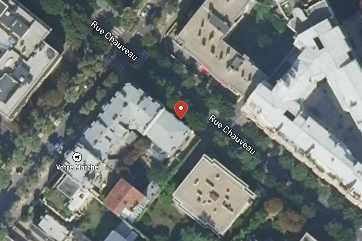 Vue satellite — 17 Rue Chauveau