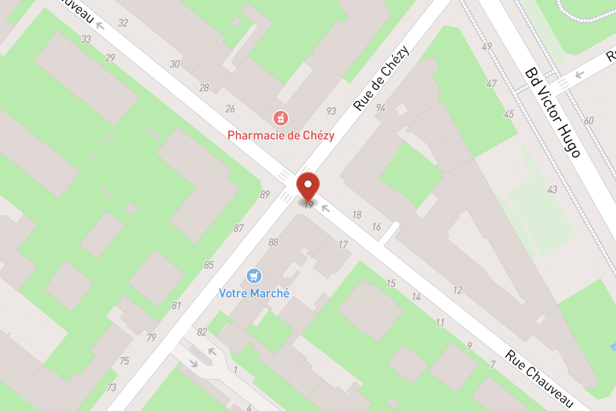 Plan de situation — 19 Rue Chauveau