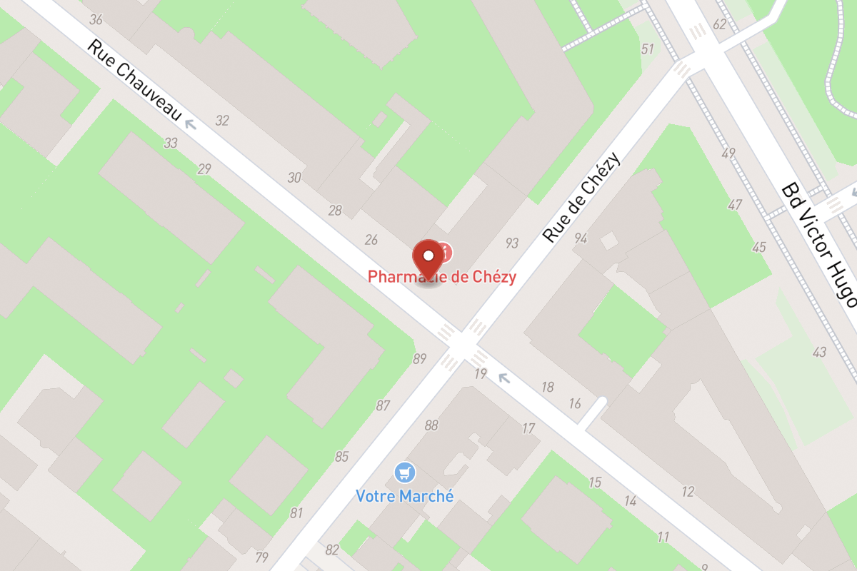 Plan de situation — 22 Rue Chauveau