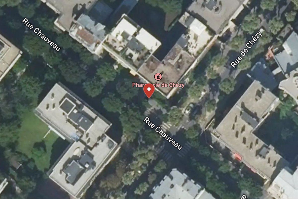 Vue satellite — 22 Rue Chauveau