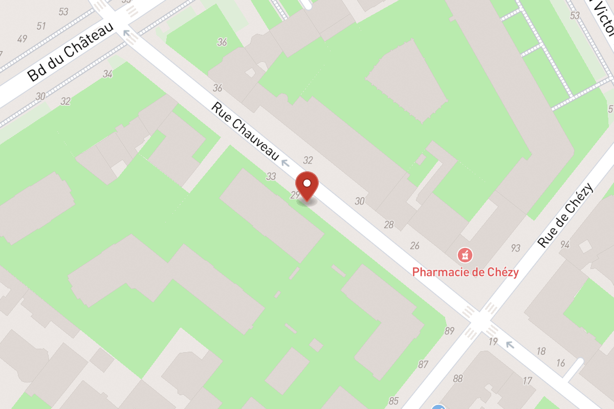 Plan de situation — 27 Rue Chauveau