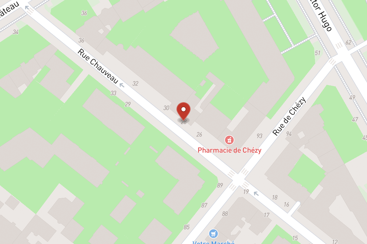 Plan de situation — 28 Rue Chauveau