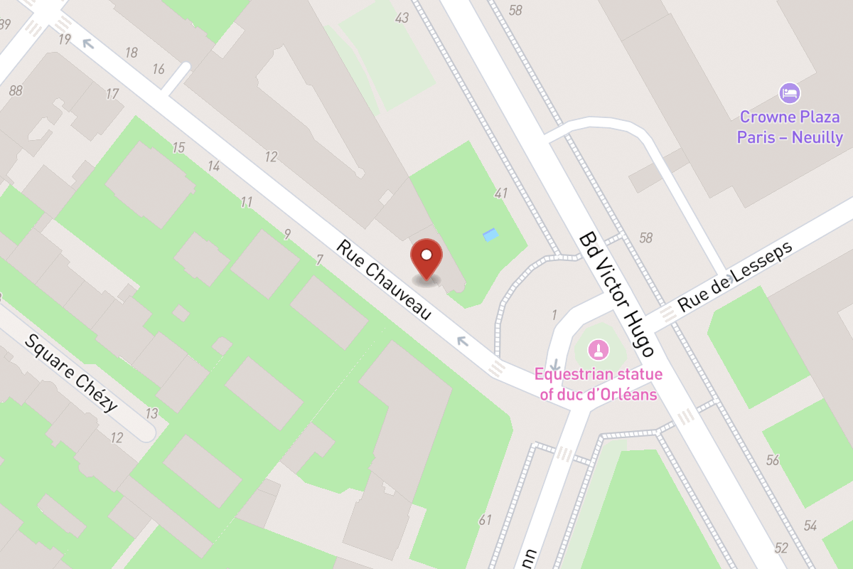 Plan de situation — 2 Rue Chauveau
