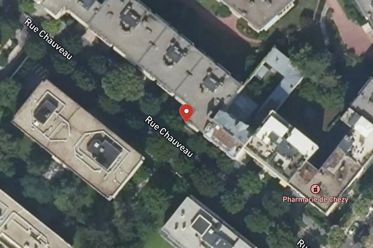 Vue satellite — 30 Rue Chauveau